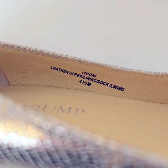 Ivanka Trump Silver Metallic Pumps - Picture 8 of 8